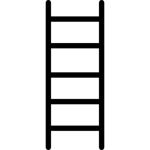 Ladder thin outline